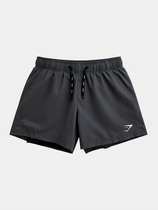 Gymshark Other - Gymshark Black Active Training Shorts Drawstring Waistband Lined 5 inch